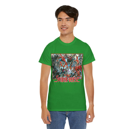 Spider-Verse T-Shirt - Arthur Adams Art - Spider-Man, Venom, Spider-Man 2099, Miles Morales, Spider-Woman - Marvel Comics