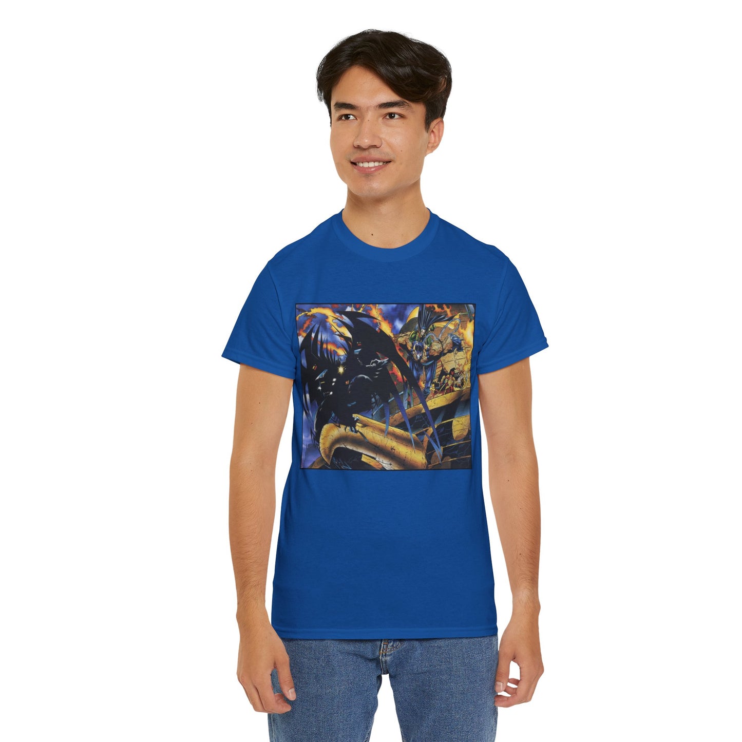 Batman Universe T-Shirt - Joe Quesada Art - 1990s Knightfall Era - Azrael, Robin, Bane - DC Comics