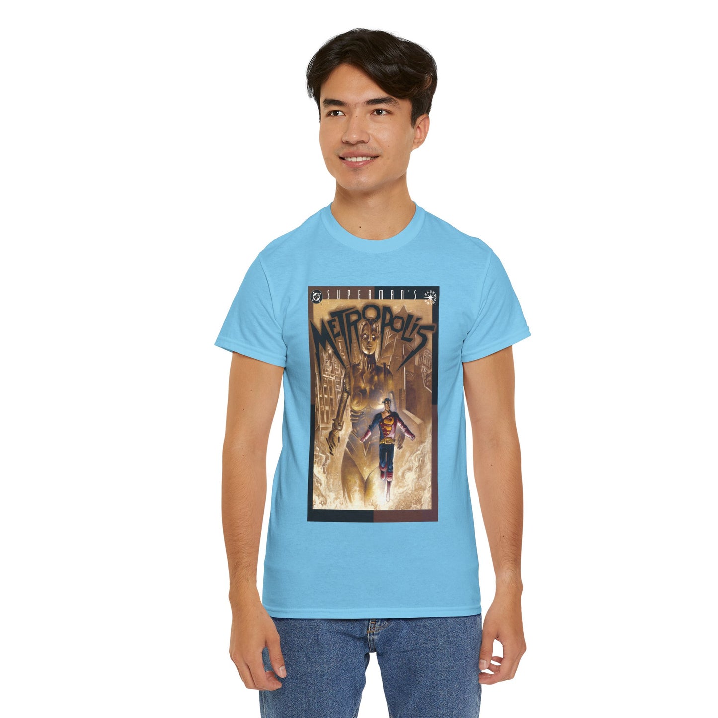 Superman's Metropolis T-Shirt - Ted McKeever Art - Elseworlds Art Based on Fritz Lang's Movie - DC Comics