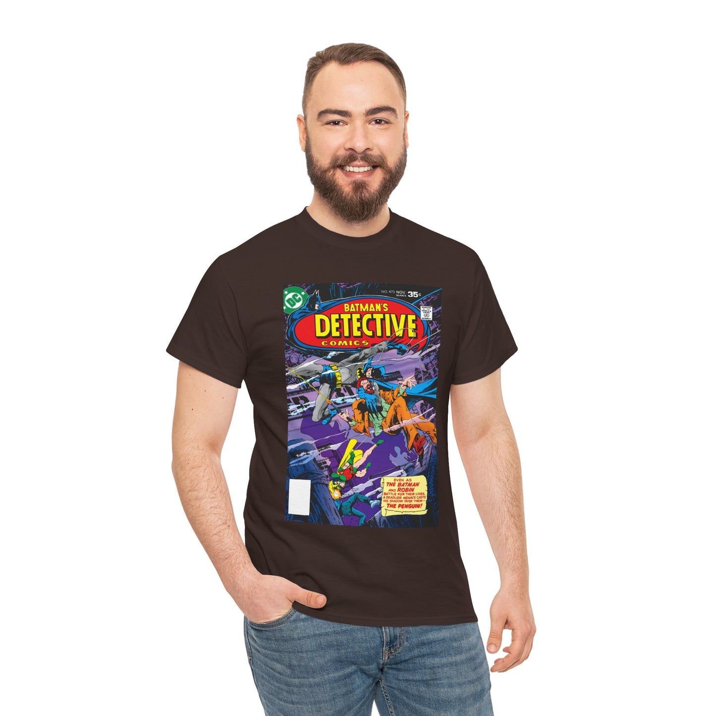 Detective Comics #473 T-Shirt - Marshall Rogers Art - Robin Appearance - DC Comics