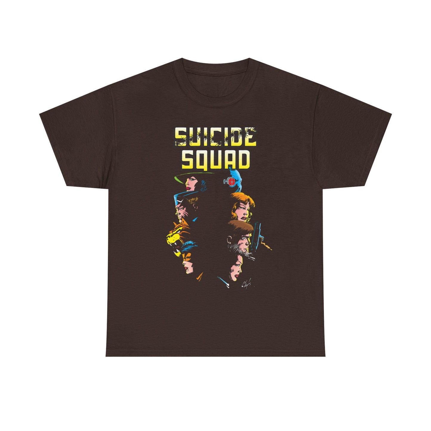 Suicide Squad T-Shirt - Howard Chaykin Art - Deadshot, Enchantress, Bronze Tiger, Captain Boomerang - DC Comics