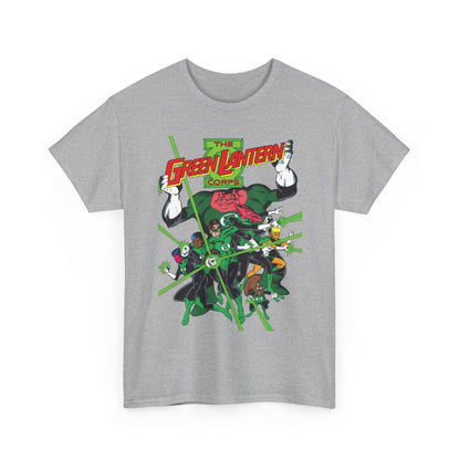 Green Lantern Corps T-Shirt - Joe Staton Art - Hal Jordan, John Stewart, Katma Tui, Arisia, Kilowog - DC Comics