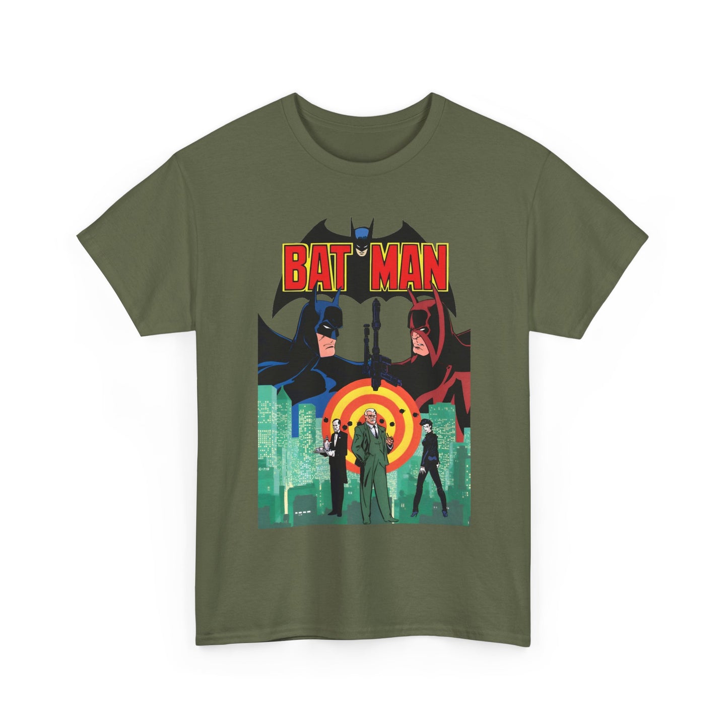 Batman T-Shirt - Michael Golden Art - Vs Wrath - Special #1 Cover - DC Comics