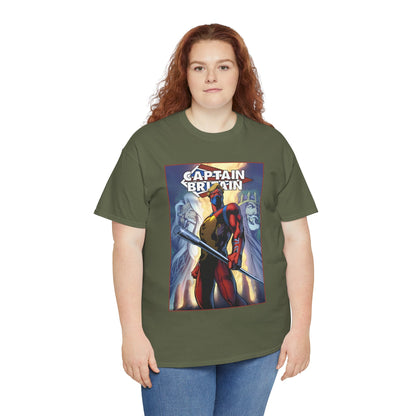 Captain Britain T-Shirt - Alan Davis Art - Excalibur Member - Marvel Comics