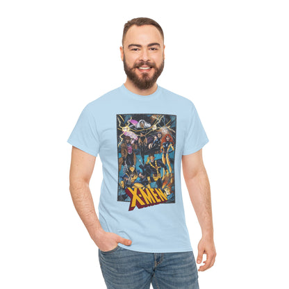 Uncanny X-Men T-Shirt - George Perez Art - Cyclops, Jean Grey, Psylocke, Gambit, Storm - Marvel Comics Mutant Heroes