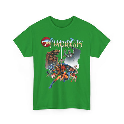 Thundercats T-Shirt - Lion-O, Panthro, Cheetara, Tygra, Snarf, WilyKit and WilyKat, Mumm-Ra