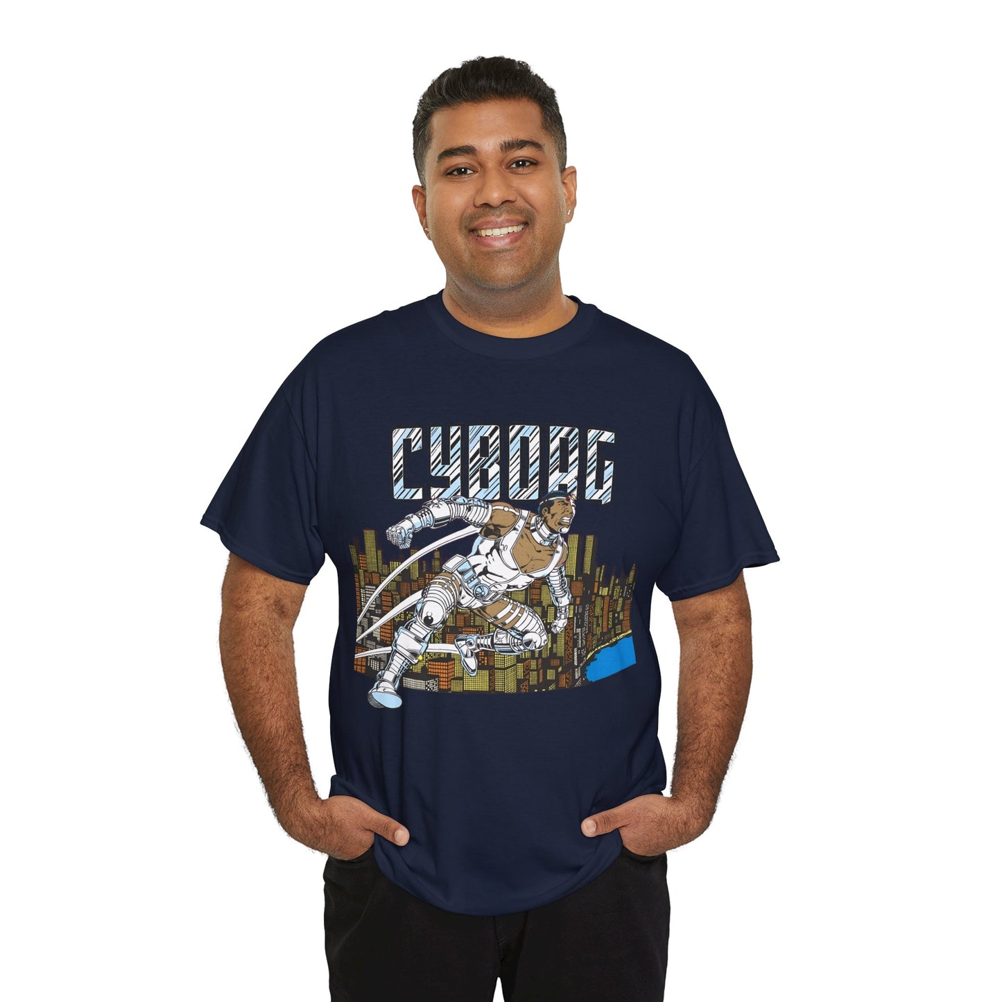 Cyborg T-Shirt - George Perez Art - New Teen Titans - DC Comics