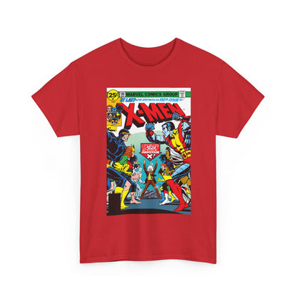 X-Men #100 T-Shirt - Dave Cockrum Art - Cyclops, Colossus, Wolverine, Storm, Jean Grey, Iceman - Marvel Comics