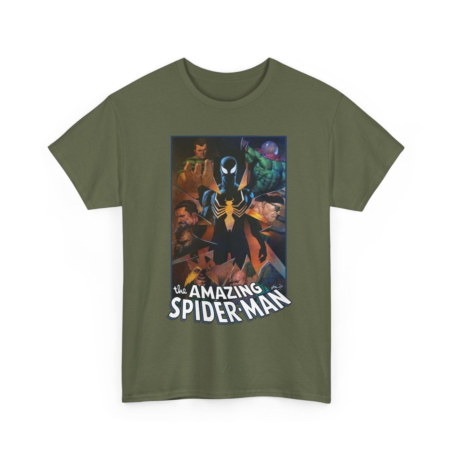 Amazing Spider-Man & Sinister Six T-Shirt - Ariel Olivetti Art - Marvel Comics