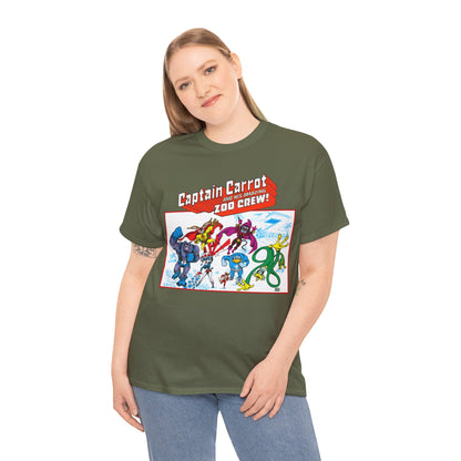 Captain Carrot & His Amazing Zoo Crew T-Shirt - DC Comics Series - Funny Animal Retro 1980s - Pig-Iron, Yankee Poodle, Rubberduck