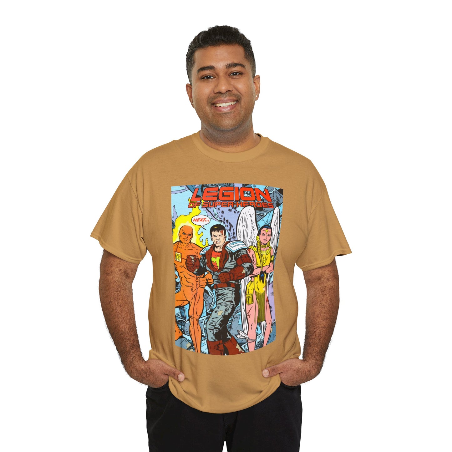 Legion of Super-Heroes #54 T-Shirt - Keith Giffen Art - DC Comics - LOSH