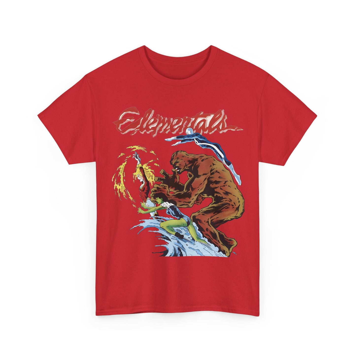 Elementals T-Shirt - Morningstar, Vortex, Fathom, Monolith - Comico Comics
