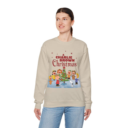 A Charlie Brown Christmas Crewneck Sweatshirt - Snoopy, Lucy, Linus, Sally, Schroeder