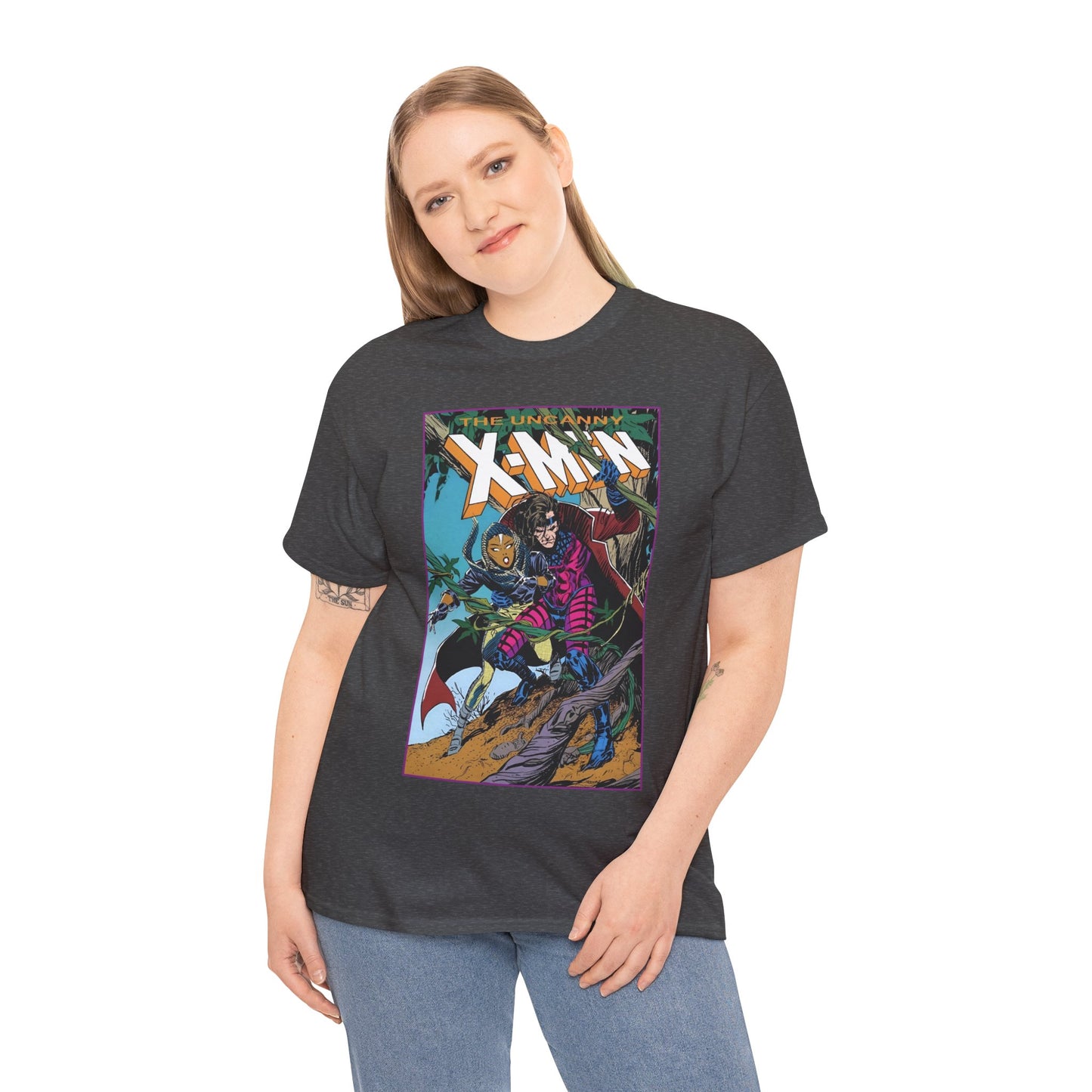 Uncanny X-Men T-Shirt - Andy Kubert Art - Storm & Gambit - #226 Cover - Marvel Comics