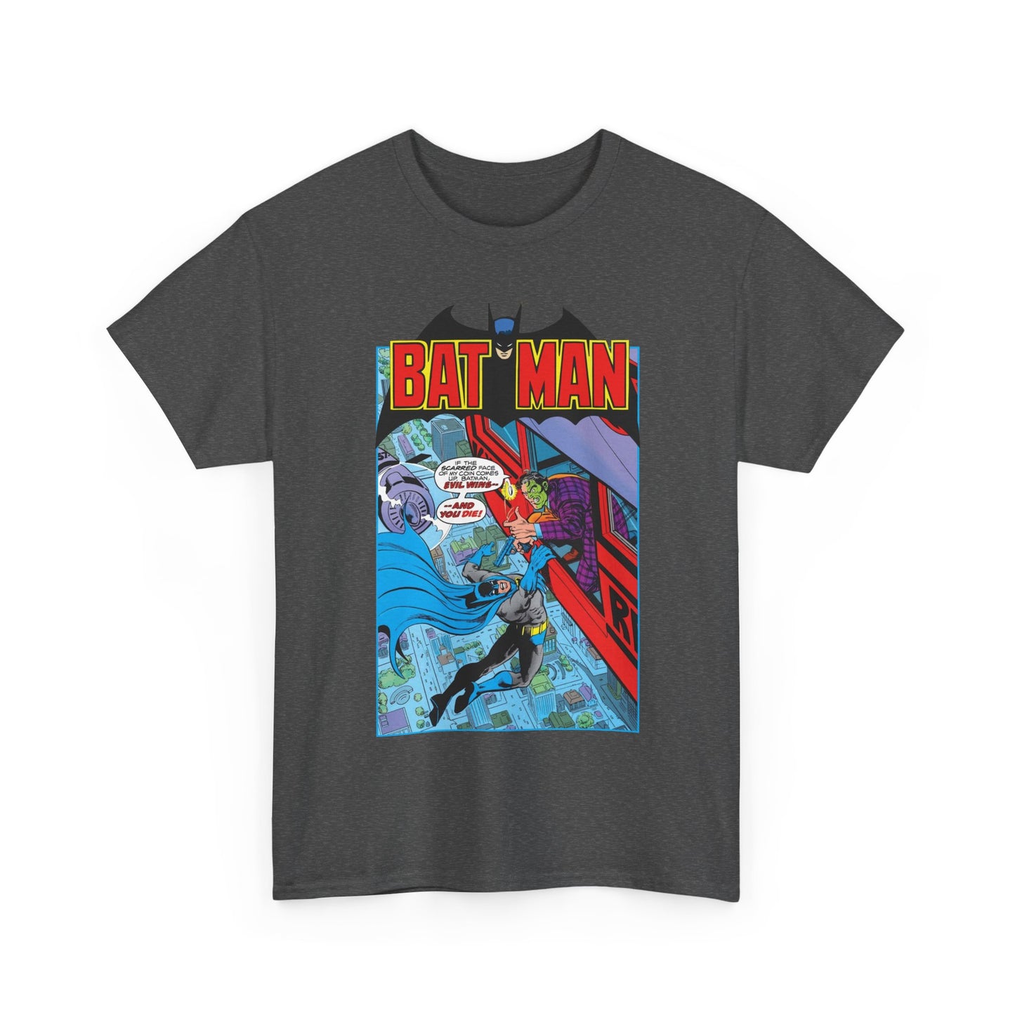 Batman T-Shirt - José Luis García-López Art - Two-Face - Retro 80s Cover - DC Comics