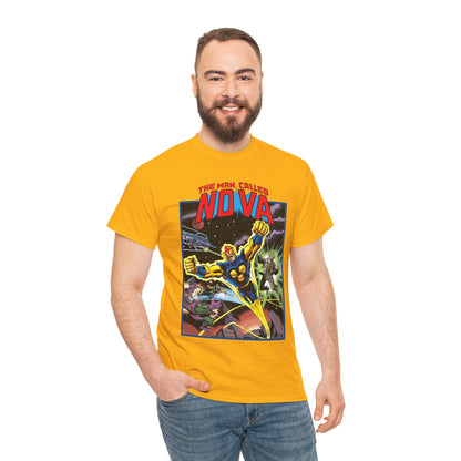 The Man Called Nova T-Shirt - Marvel Comics - Richard Rider - 1970s Comic Series Art - Cosmic Superhero