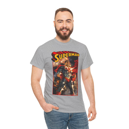 Superman T-Shirt - Lee Bermejo Art - Action Comics Variant Cover - Man of Steel, Metropolis - DC Comics
