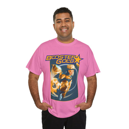 Booster Gold T-Shirt - Don Aguillo Art - Justice League: The Omega Act - DC Comics