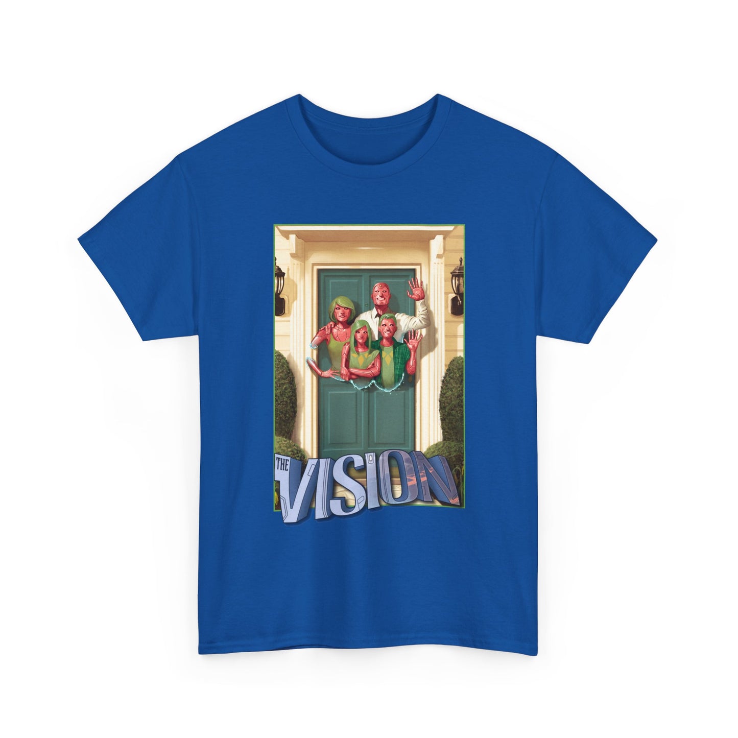 Vision T-Shirt - Mike Del Mundo Art - Avengers Member - The Visions Family - Tom King Story - Future MCU Series - Marvel Comics