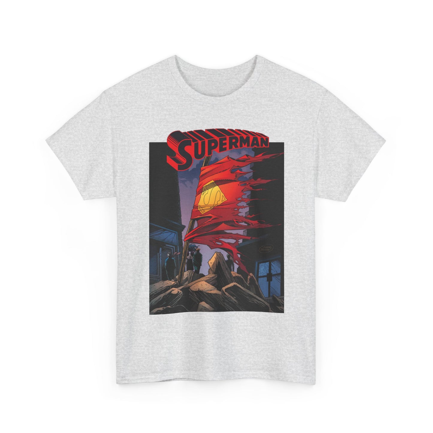 Death of Superman T-Shirt - Dan Jurgens Art - Superman #75 Cover - DC Comics