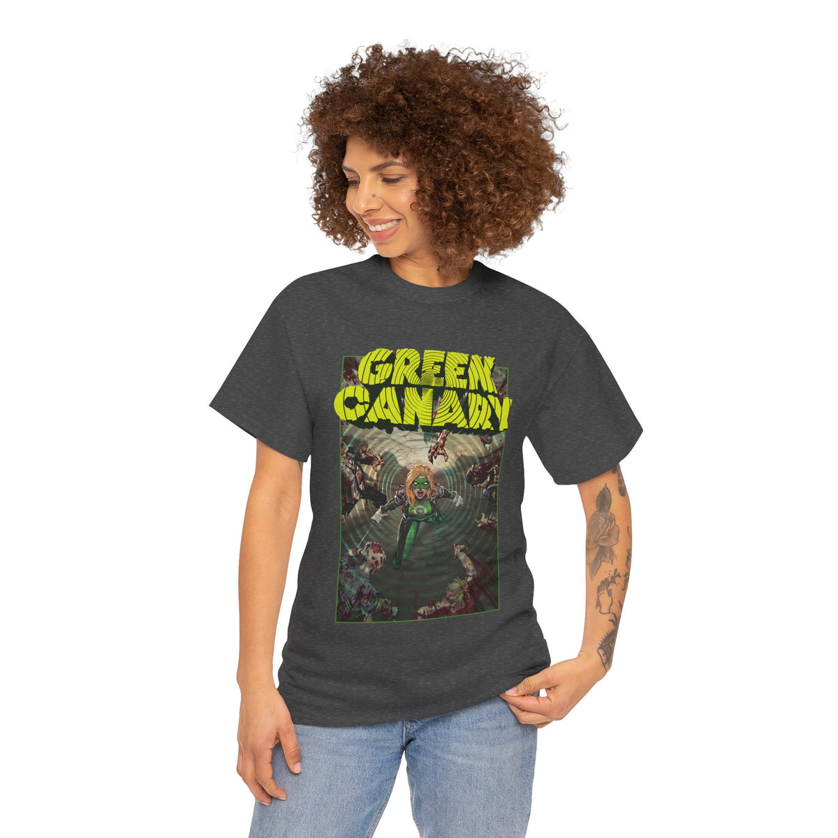 Green Canary T-Shirt - DCeased: War of the Undead Gods #5 Variant Cover Art by Kael Ngu. - Dinah Lance - DC Comics
