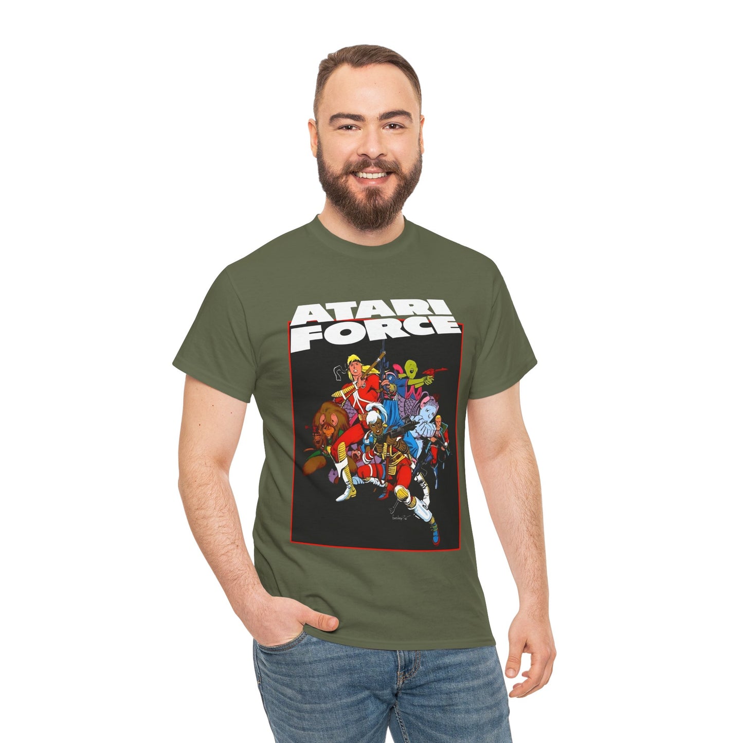 Atari Force T-Shirt - José Luis García-López Art - Tempest, Dart, Hukka, Morphea, Babe, Pakrat, Blackjak - DC Comics