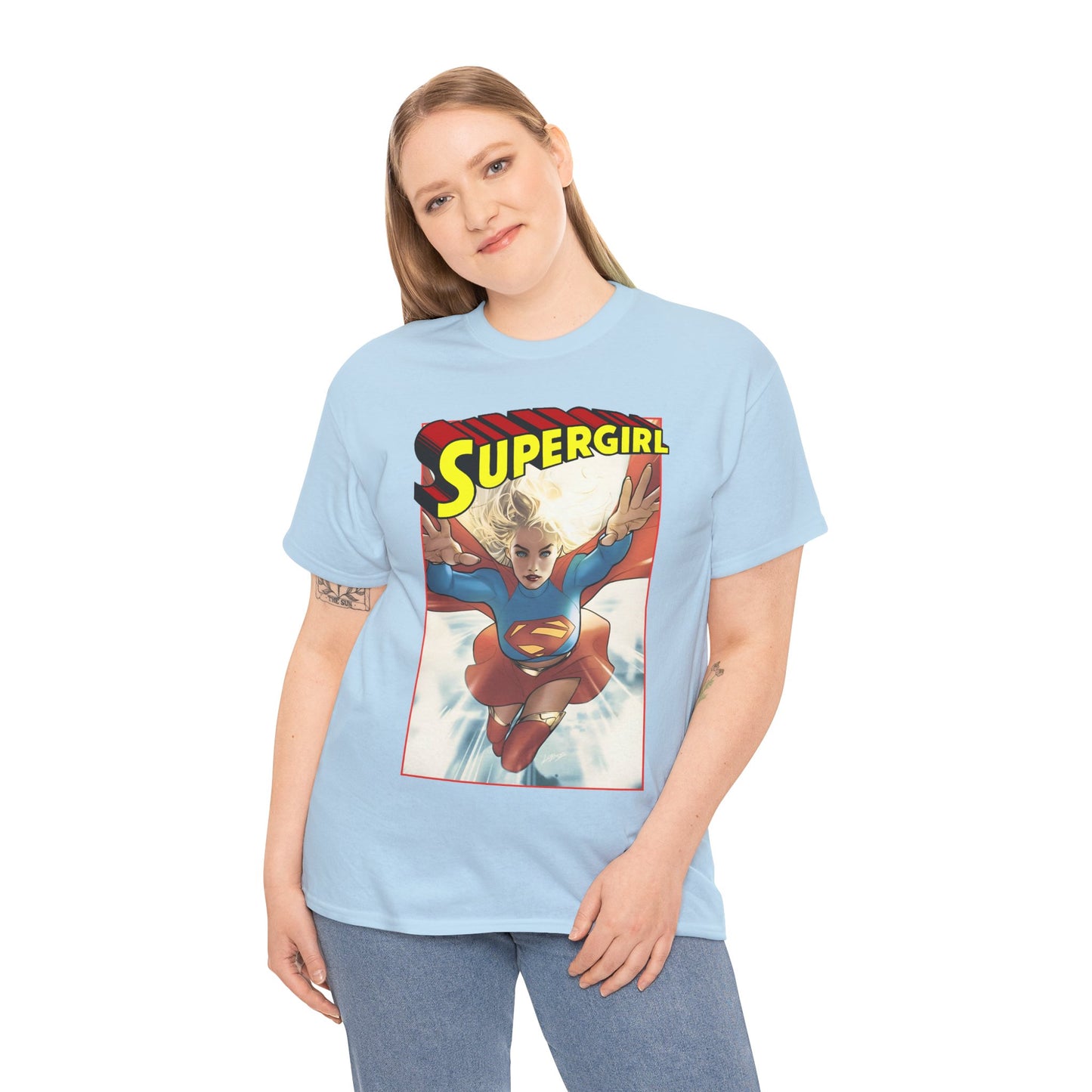 Supergirl T-Shirt - Pablo Villalobos Art - Kara Zor-El - Upcoming Summer 2026 Movie - DC Comics