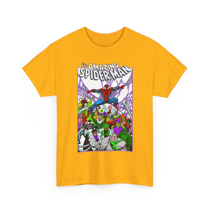 Amazing Spider-Man T-Shirt - Mark Bagley Art - Venom, Green Goblin, Rhino, Doctor Octopus, Kingpin, Carnage - Marvel Comics