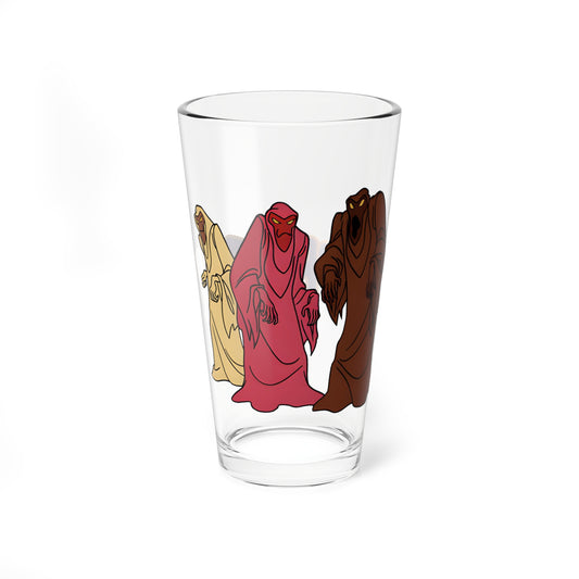 Technicolor Phantoms Pint Glass, 16oz - Scooby Doo Villains - Hanna-Barbera Cartoon - The Ghost of the Bad Humor Man