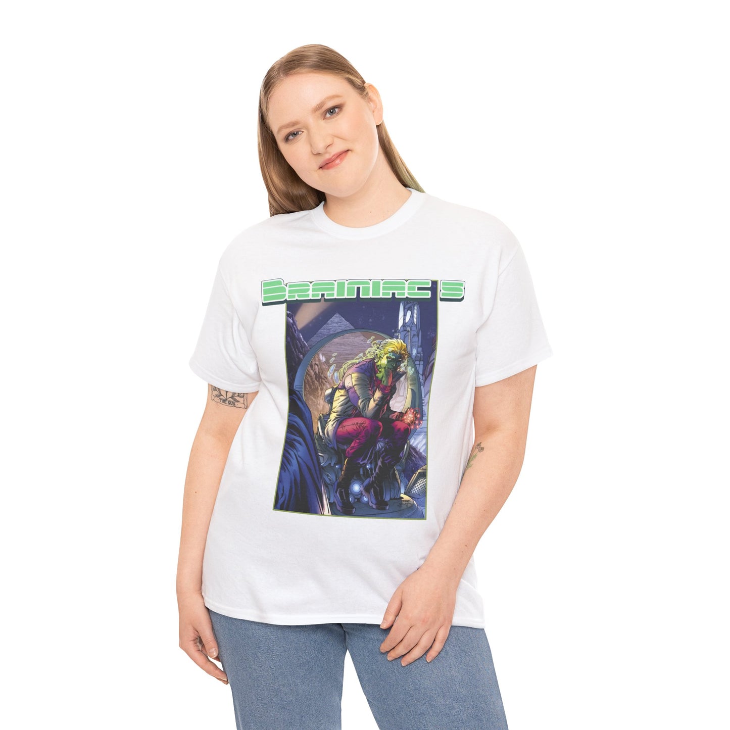 Brainiac 5 T-Shirt - Jim Lee Art - Legion of Super-Heroes Member - DC Comics