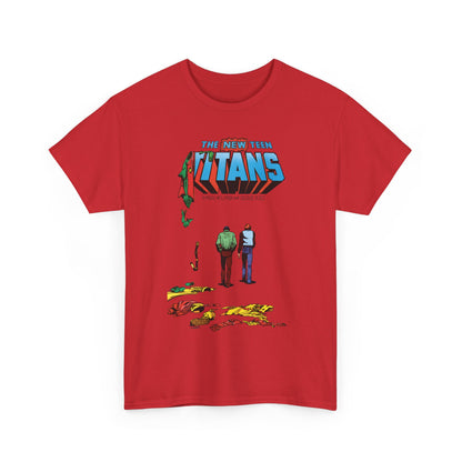New Teen Titans T-Shirt - George Perez Art - Robin, Kid Flash Quitting - #39 Cover - DC Comics
