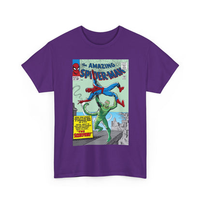 Amazing Spider-Man T-Shirt - Steve Ditko Art - Vs The Scorpion - Marvel Comics