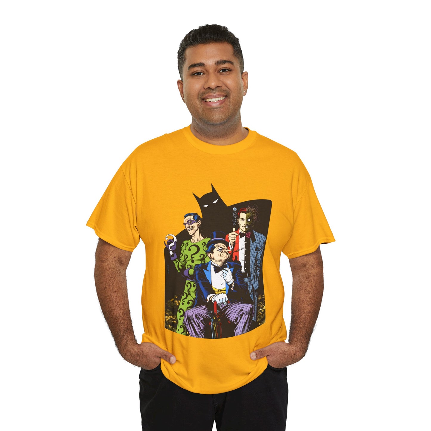 Riddler, Two-Face, Penguin T-Shirt - Brian Bolland Art - DC Comics