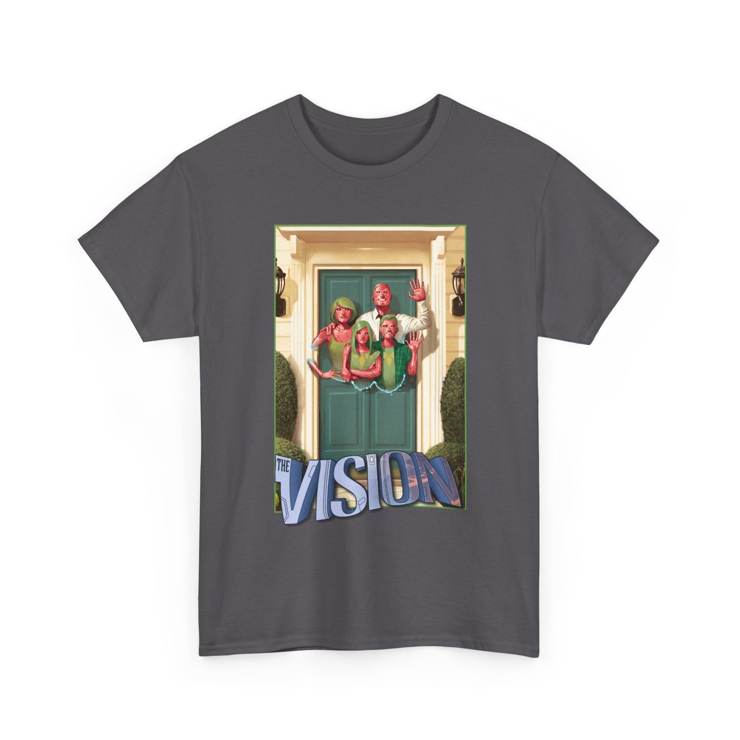 Vision T-Shirt - Mike Del Mundo Art - Avengers Member - The Visions Family - Tom King Story - Future MCU Series - Marvel Comics