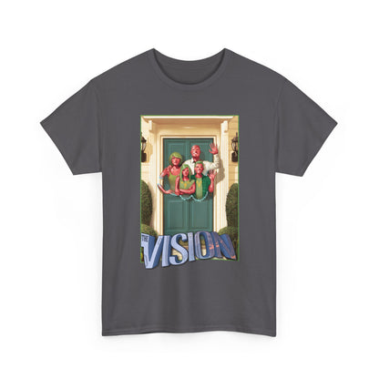 Vision T-Shirt - Mike Del Mundo Art - Avengers Member - The Visions Family - Tom King Story - Future MCU Series - Marvel Comics