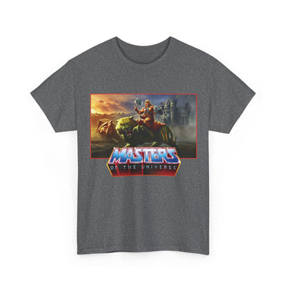He-Man & Battle Cat T-Shirt- Masters of the Universe, MOTU - New 2026 Movie with Nicholas Galitzine