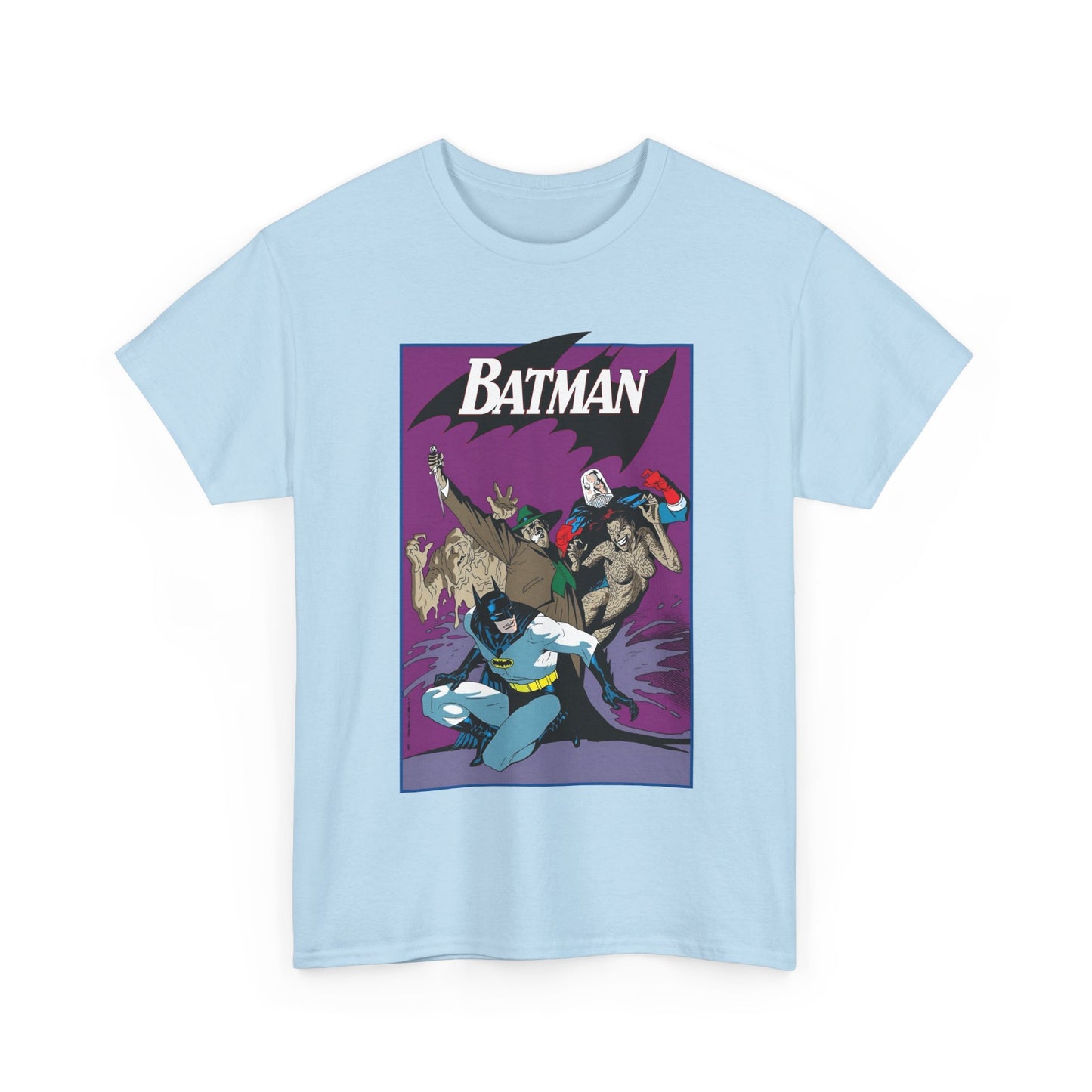 Batman & Clayface T-Shirt - Kevin Nowlan Art - Gotham, Bruce Wayne - DC Comics