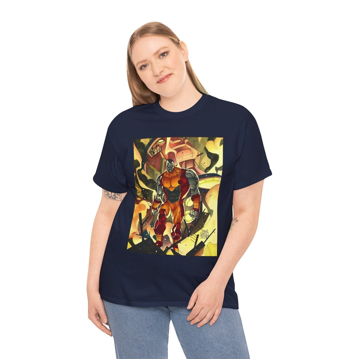 Colossus T-Shirt - Fighting a Sentinel - Marvel Comics