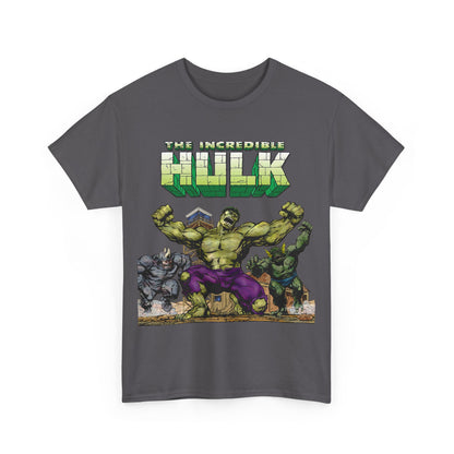 Incredible Hulk T-Shirt - Classic John Byrne Art - Rhino, Abomination - Marvel Comics - Bruce Banner