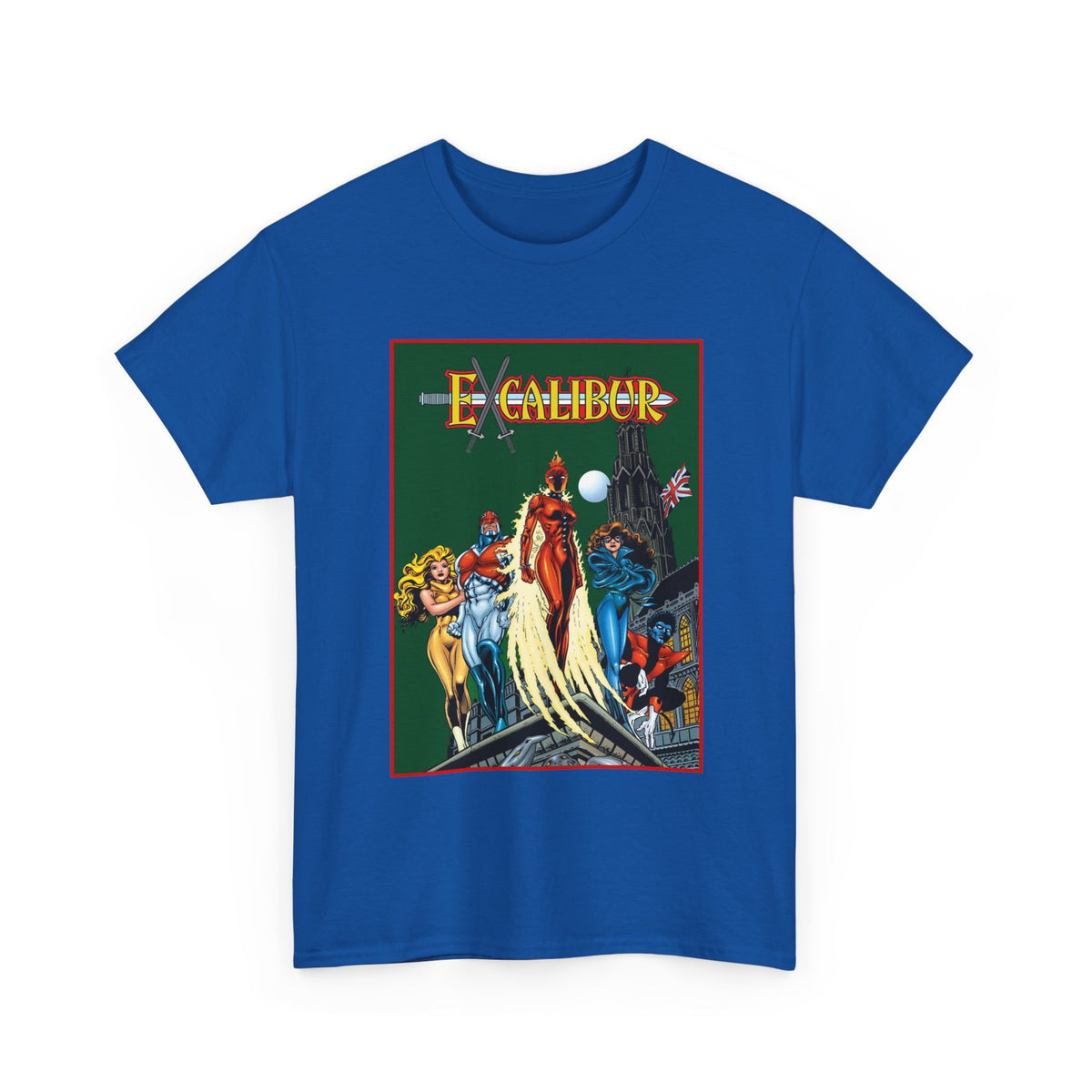 Excalibur T-Shirt - Nightcrawler, Phoenix, Captain Britain - Alan Davis Art - Marvel Comics