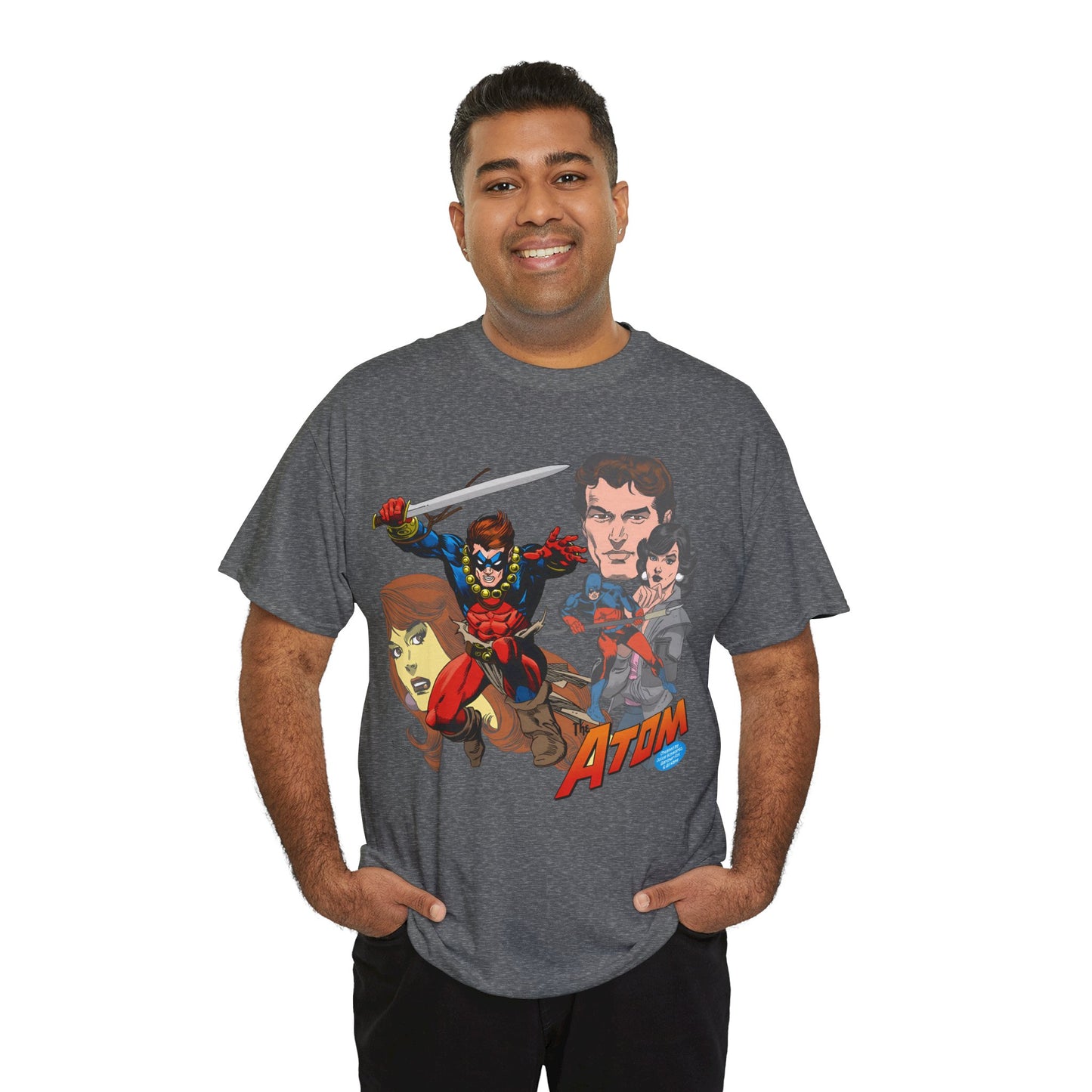 Atom T-Shirt - Gil Kane Art - Who's Who Image - Ray Palmer, JLA Member - Silver Age Hero - DC Comics