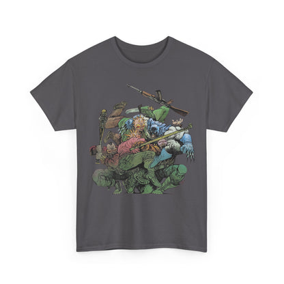 Batman T-Shirt - Daniel Warren Johnson Art - Vs The Mutant Gang from Frank Miller's The Dark Knight Returns - DC Comics