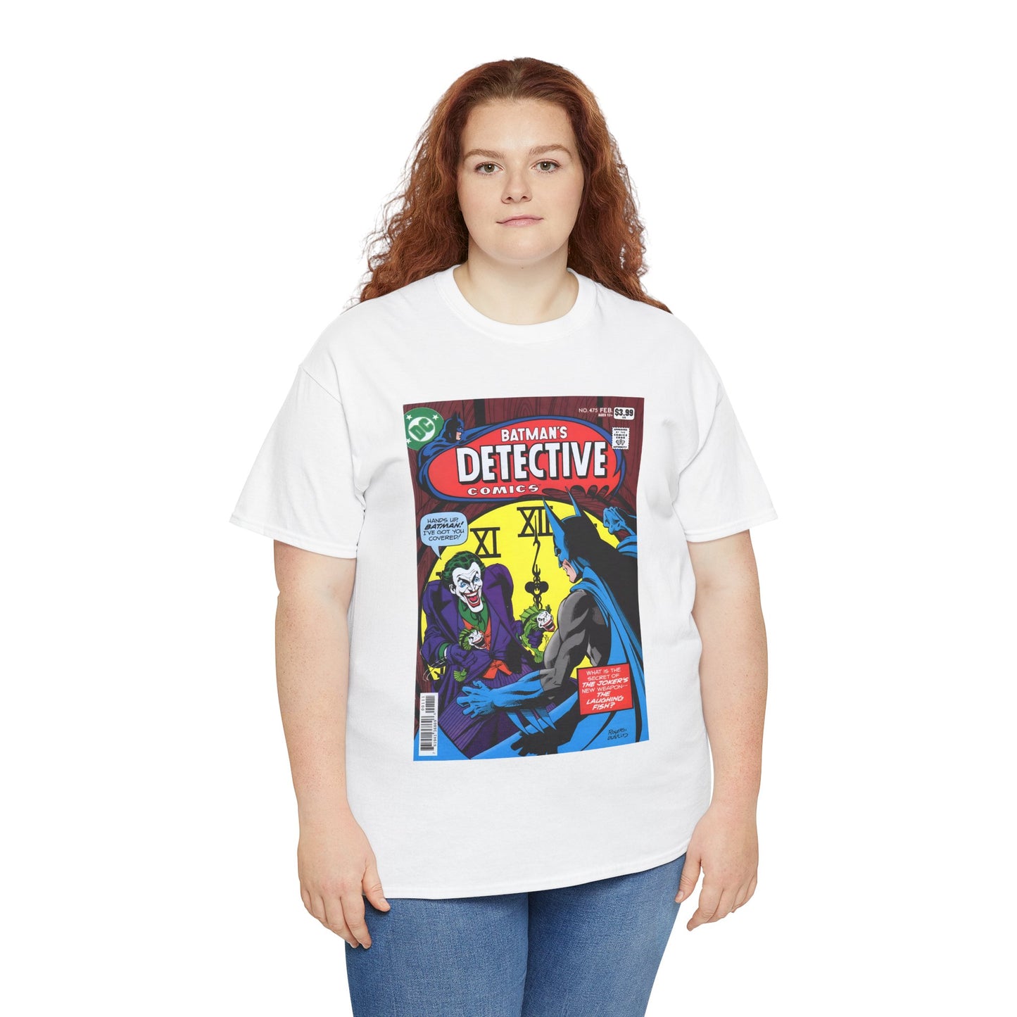 Detective Comics #475 T-Shirt - Marshall Rogers Art - Joker Appearance - The Laughing Fish - DC Comics