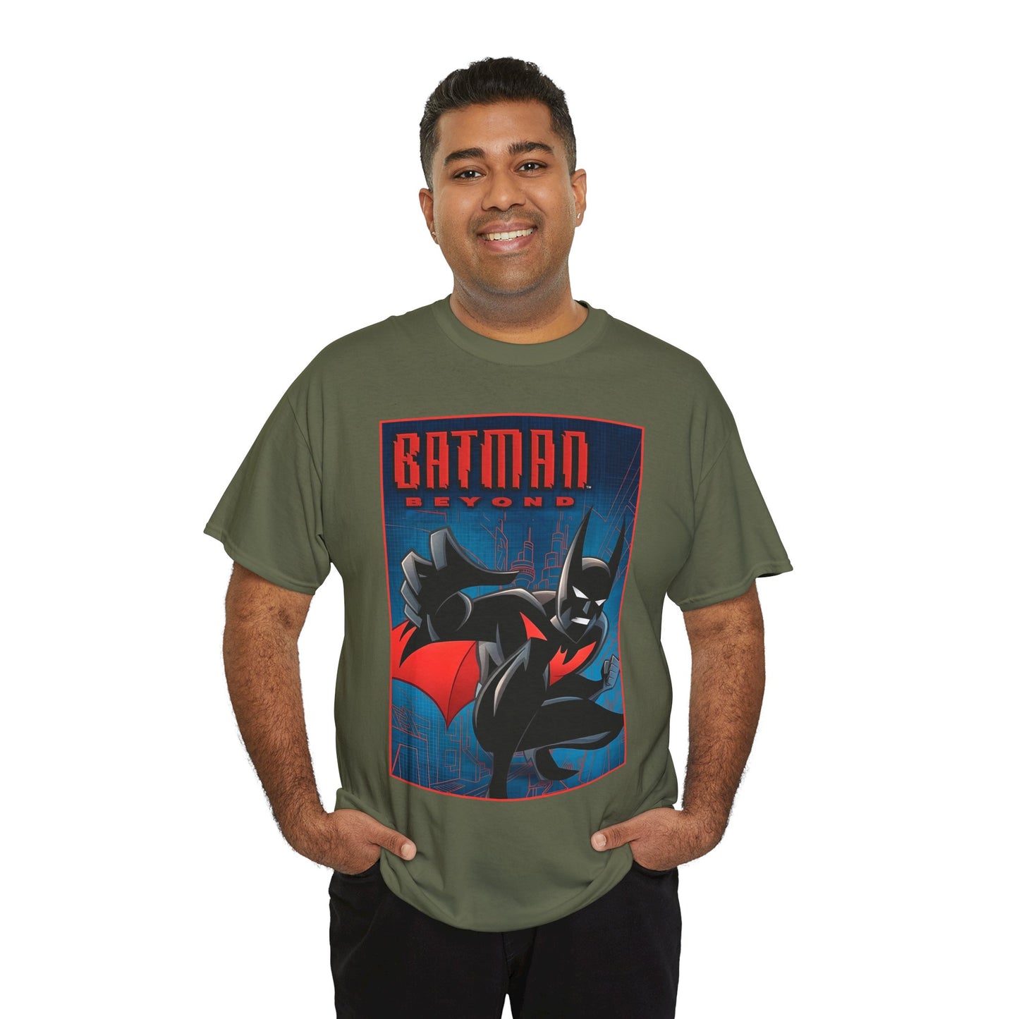 Batman Beyond T-Shirt - Terry McGinnis, Batman of the Future - DC Comics/WB Animation - Bruce Wayne as Mentor