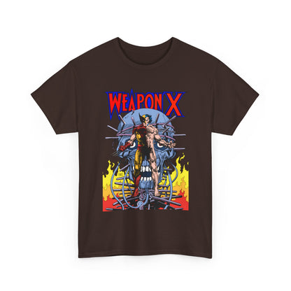 Weapon X T-Shirt - Barry Windsor-Smith Art - Wolverine Origin Story Before He Joined the X-Men - Logan, Mutant Leader - Marvel Comics