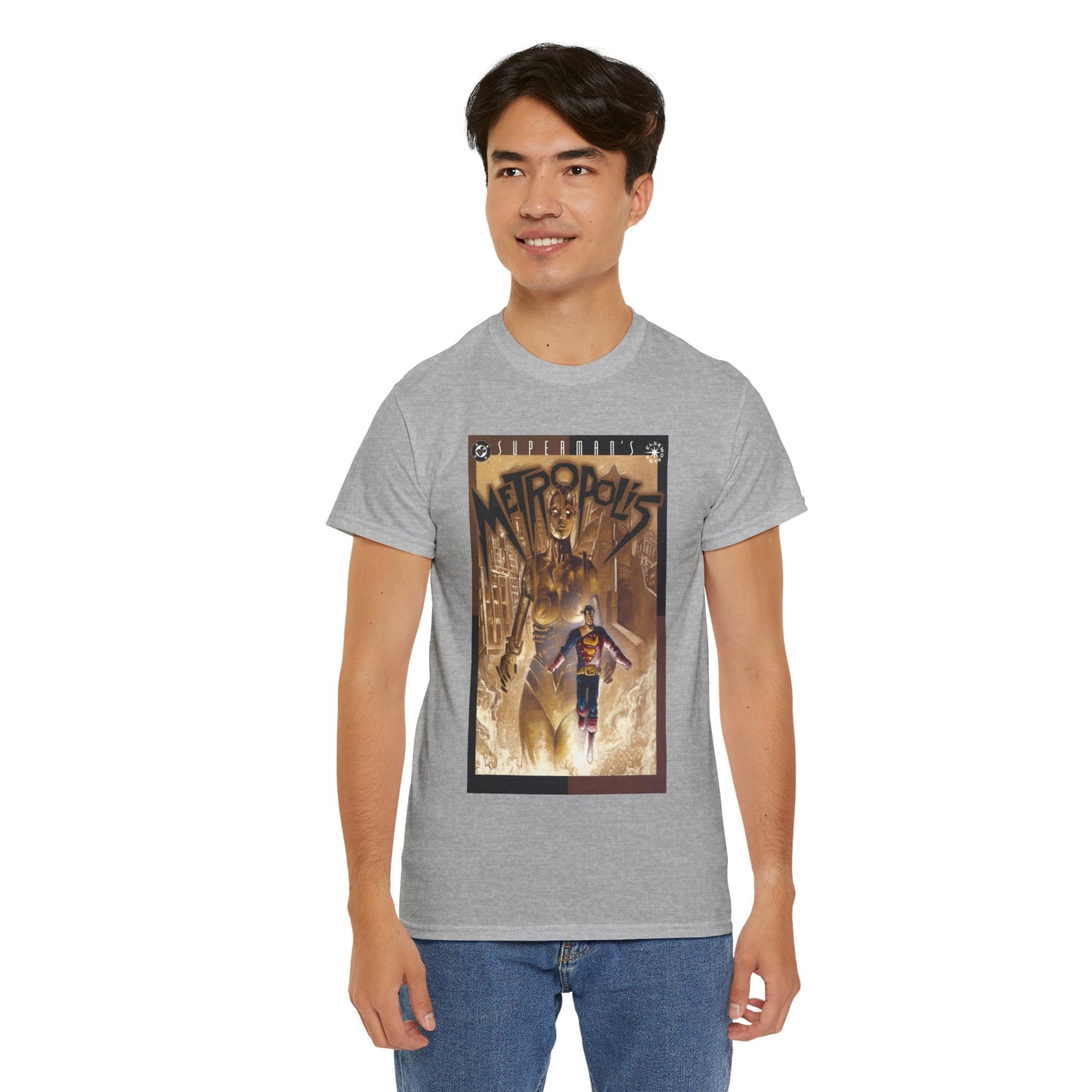 Superman's Metropolis T-Shirt - Ted McKeever Art - Elseworlds Art Based on Fritz Lang's Movie - DC Comics