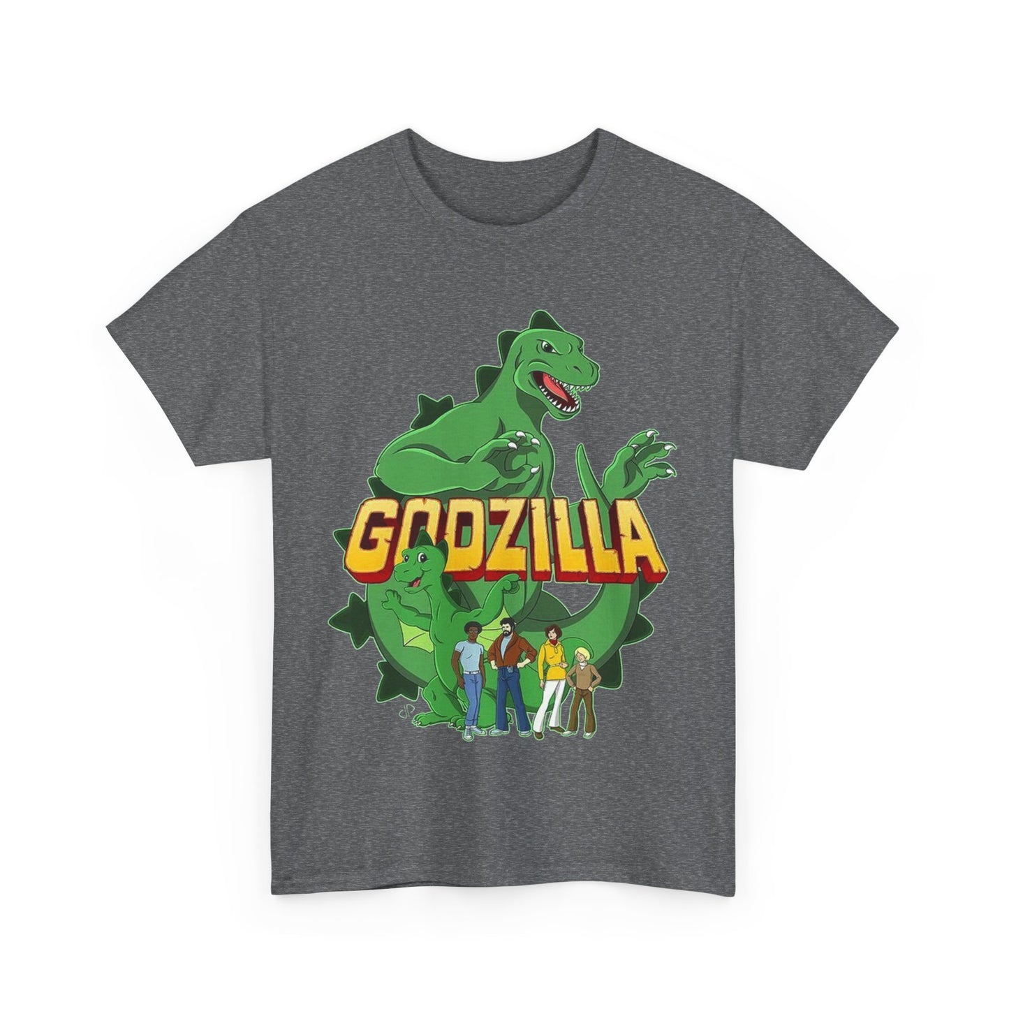 Godzilla T-Shirt - Popular 1970s Hanna-Barbera Cartoon - Godzooky - Retro 70s Animation - Toho - King of the Monsters