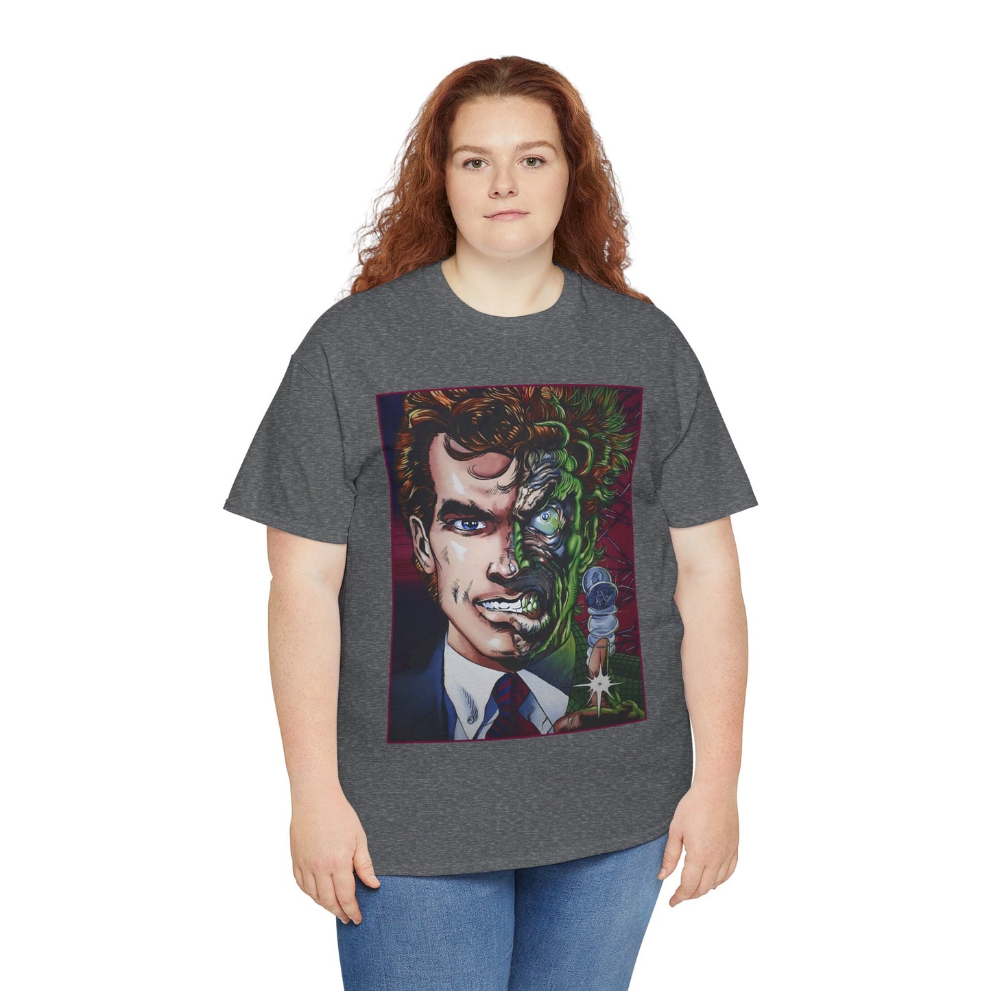 Two Face T-Shirt - Neal Adams Art - DC Comics