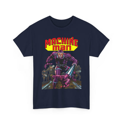 Machine Man T-Shirt - Jack Kirby Creation - Popular 1970s Hero - Marvel Comics