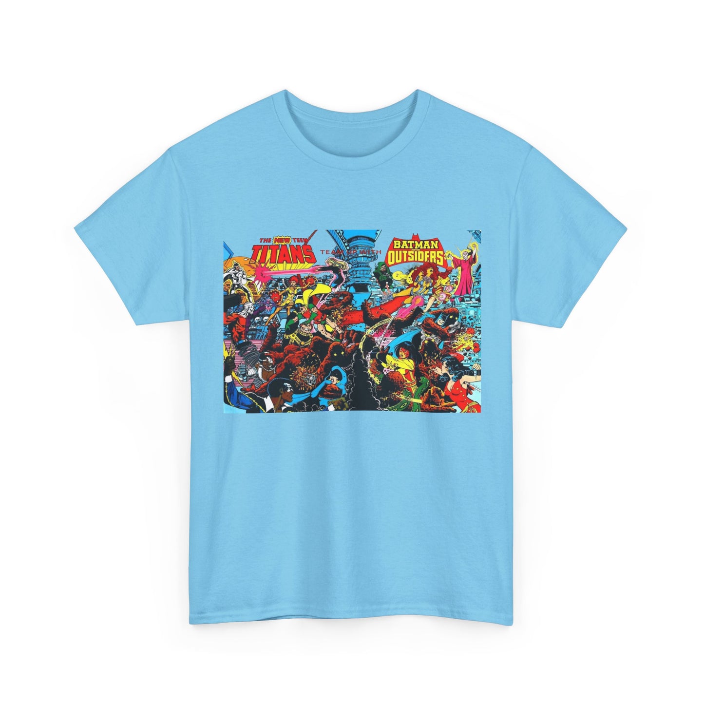 New Teen Titans & Batman and the Outsiders T-Shirt - George Perez & Jim Aparo Art - DC Comics